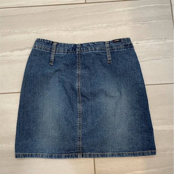 Y2K Angels Denim Skirt - Picture 2 of 4